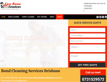 Tablet Screenshot of licahomeservices.com